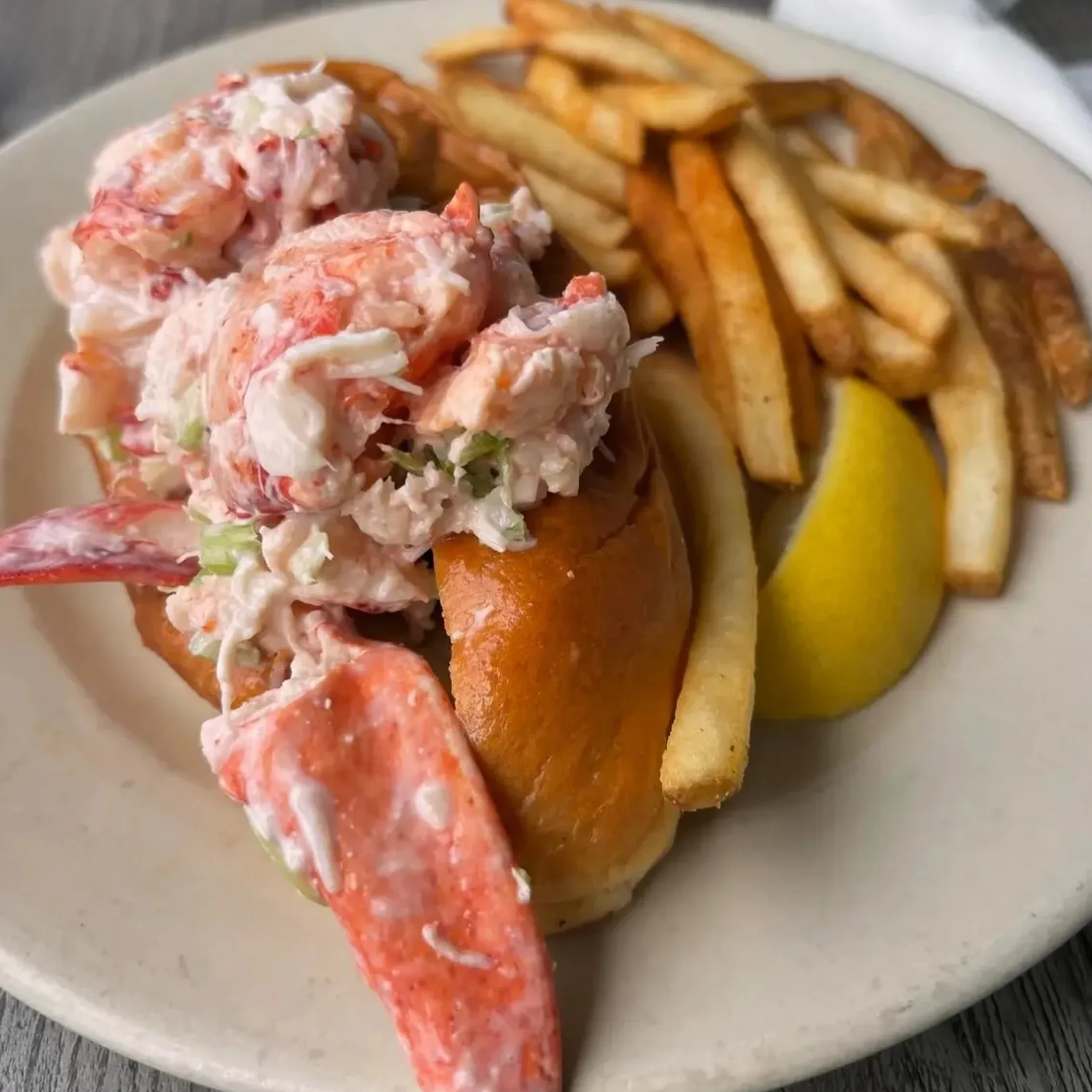 seafood dish on a plate