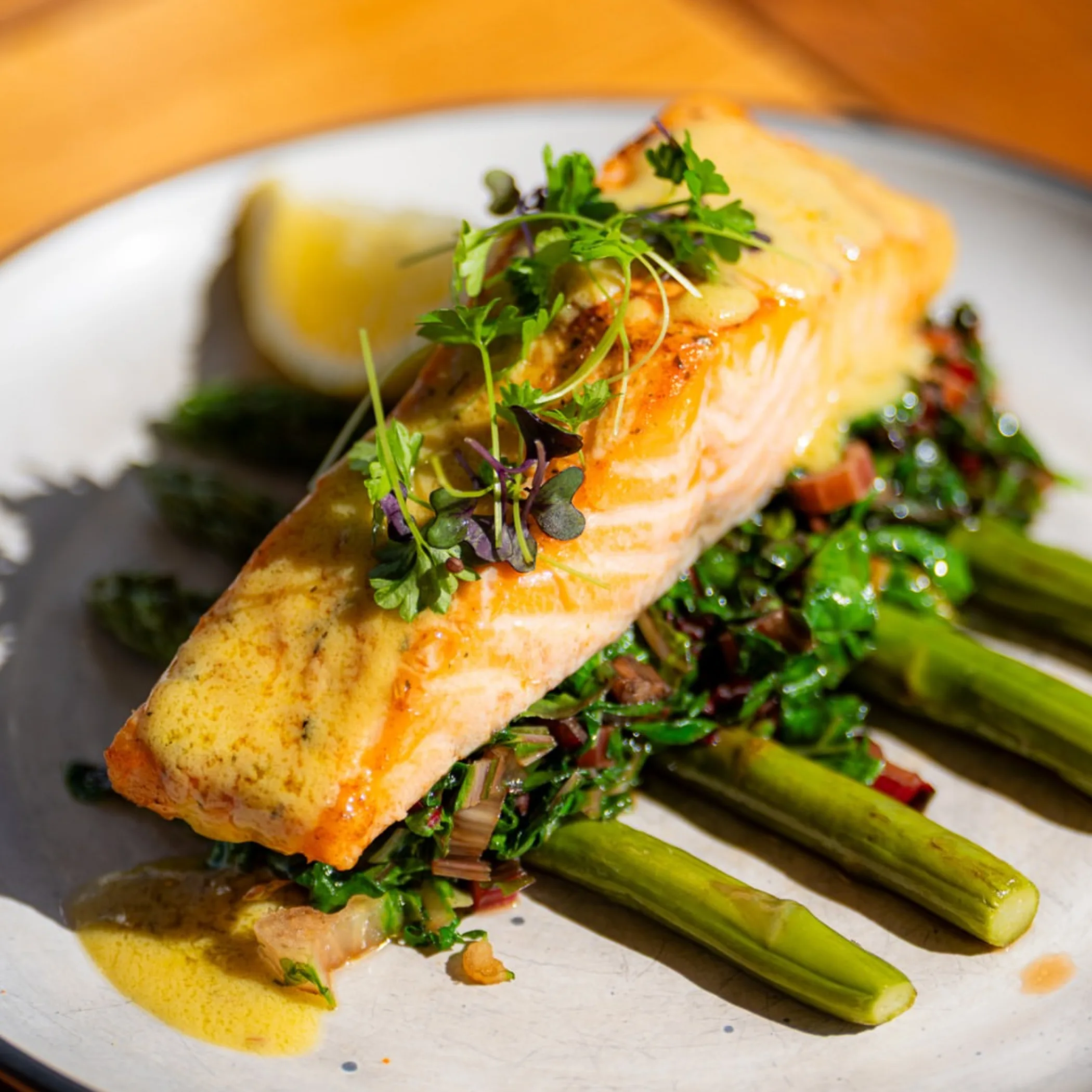 gourmet seafood dish on plate