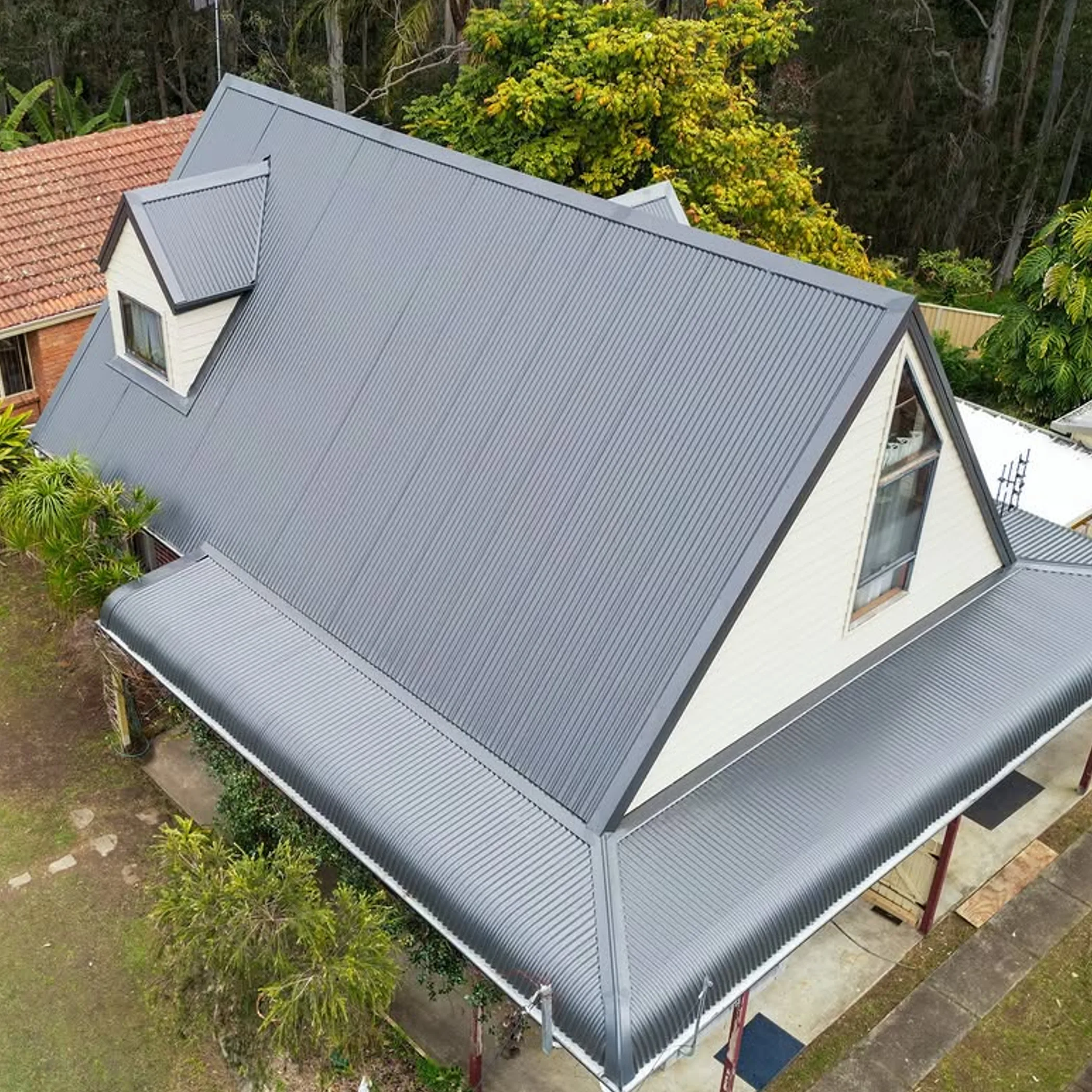 steel roofing, gutters, fascia and downpipes